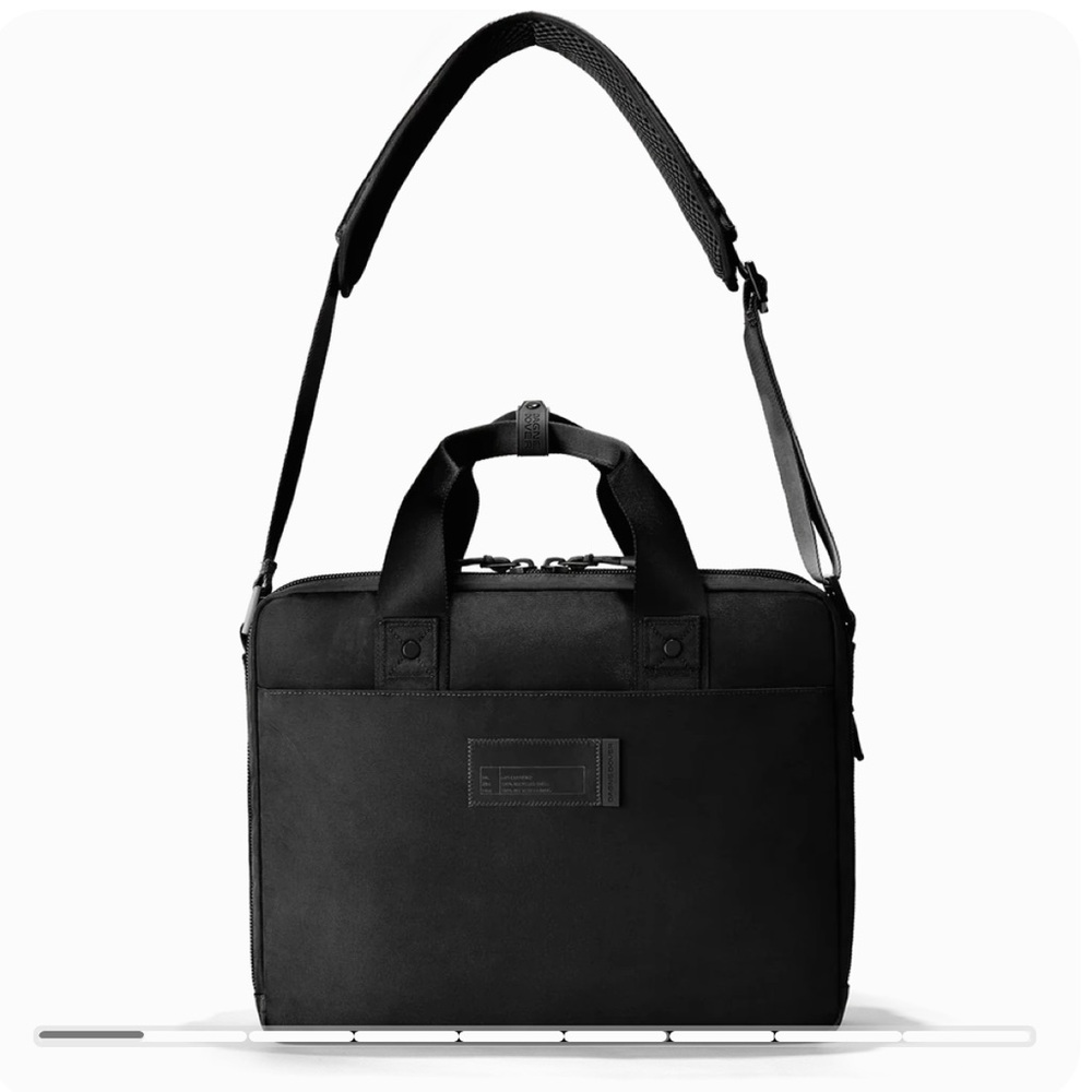 Like NEW Dagne Dover BERLIN TRAVEL BRIEF - Black